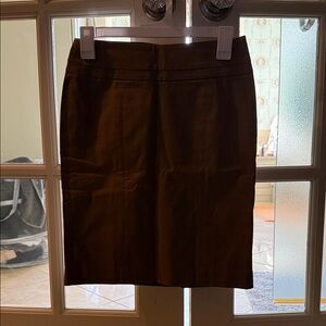 LOFT Chocolate Pencil Skirt